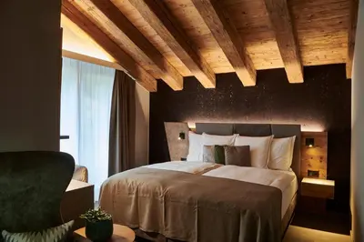 Ein Bett oder Betten in einem Zimmer der Unterkunft Matthiol Boutique Hotel
