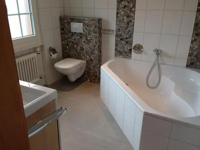 Ein Badezimmer in der Unterkunft Chalet Charming
