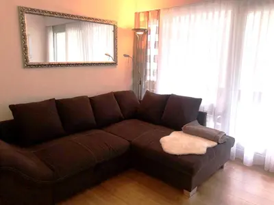 Ein Sitzbereich in der Unterkunft Fortuna