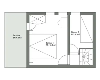 Grundriss der Unterkunft Chalet Edith Oberems