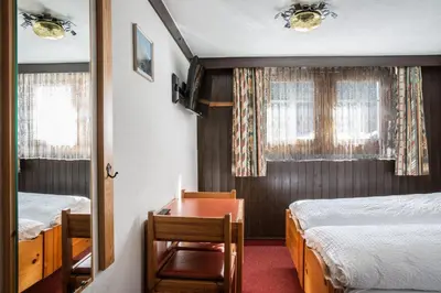 Ein Bett oder Betten in einem Zimmer der Unterkunft Hotel Burgener
