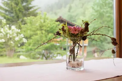 Ein Garten an der Unterkunft Hüsmatta (Michael Gschwendtner)