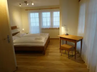 Ein Bett oder Betten in einem Zimmer der Unterkunft Apartment Edelweiss