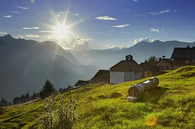 Naturlandschaft in der Nähe der Pension