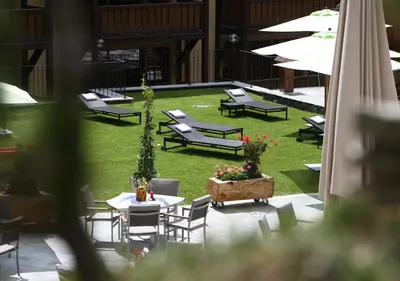 Ein Garten an der Unterkunft Alex Alpine Resort - Spa & Sports