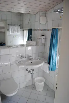 Ein Badezimmer in der Unterkunft Hotel Châlet Du Lac
