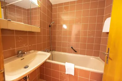 Ein Badezimmer in der Unterkunft Eden Resort Anzère