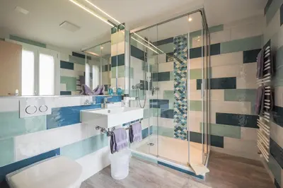 Ein Badezimmer in der Unterkunft Hotel Alpenblick Mürren