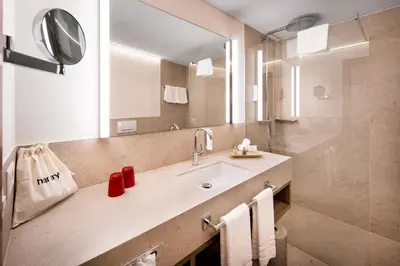 Ein Badezimmer in der Unterkunft Hotel Butterfly