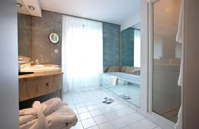 Ein Badezimmer in der Unterkunft Résidence Les Sources des Alpes