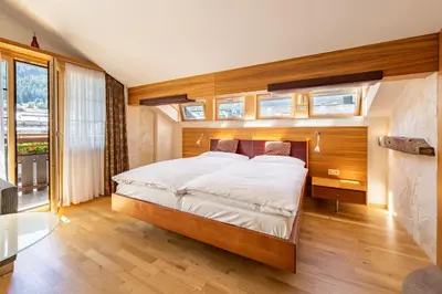 Ein Bett oder Betten in einem Zimmer der Unterkunft Hotel Pollux