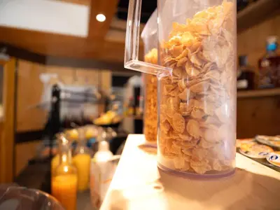 Essen im Hotel oder in der Nähe