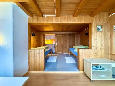 Ein Bett oder Betten in einem Zimmer der Unterkunft Studio Sternen