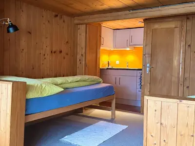 Ein Bett oder Betten in einem Zimmer der Unterkunft Studio Sternen