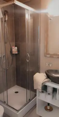 Ein Badezimmer in der Unterkunft Apartment Lala