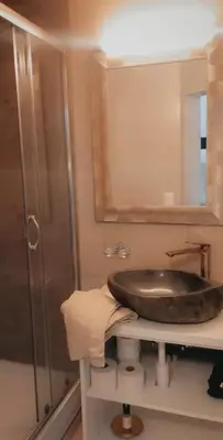 Ein Badezimmer in der Unterkunft Apartment Lala