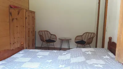 Ein Bett oder Betten in einem Zimmer der Unterkunft Studio Le Plan Clou
