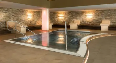 Der Swimmingpool an oder in der Nähe von The Christiania Mountain & Spa Resort