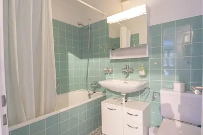 Ein Badezimmer in der Unterkunft Ferienwohnung Titschermatte