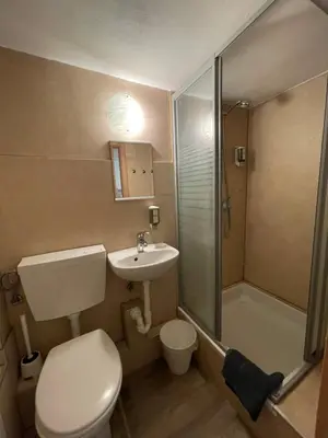 Ein Badezimmer in der Unterkunft Interlaken Linda Inn Lodge