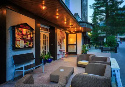 Ein Sitzbereich in der Unterkunft Arca Aparthotel & Spa