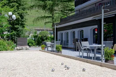 Ein Garten an der Unterkunft Arca Aparthotel & Spa