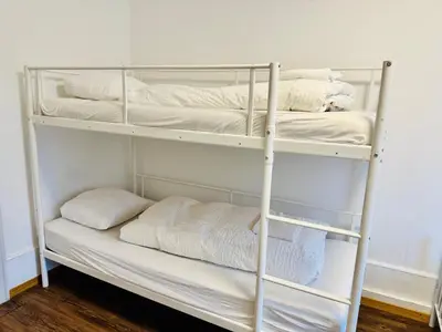 Ein Bett oder Betten in einem Zimmer der Unterkunft Happy central apartment