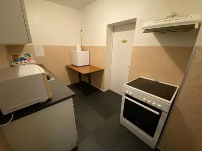 Küche/Küchenzeile in der Unterkunft Happy central apartment
