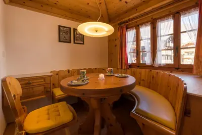 Ein Sitzbereich in der Unterkunft Obere Gasse 11