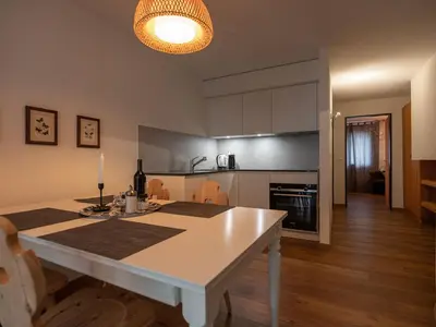 Küche/Küchenzeile in der Unterkunft Malteserhaus Zermatt