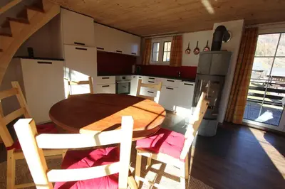 Küche/Küchenzeile in der Unterkunft Chalet Daheim