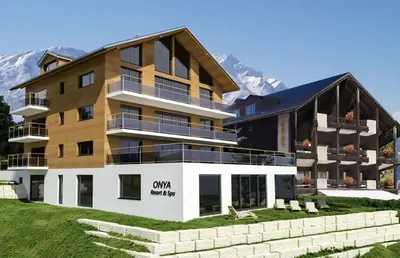 Das Gebäude in dem sich das Hotel befindet