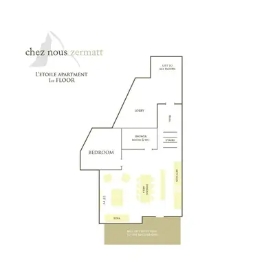 Grundriss der Unterkunft Chez Nous Zermatt