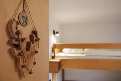 Ein Bett oder Betten in einem Zimmer der Unterkunft Cornelia