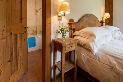 Ein Bett oder Betten in einem Zimmer der Unterkunft Chalet Grouse