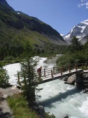 Naturlandschaft in der Nähe des Chalets