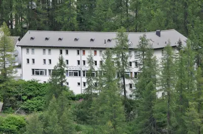 Das Gebäude in dem sich das Hostel befindet