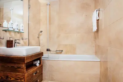 Ein Badezimmer in der Unterkunft Chandolin Boutique Hotel