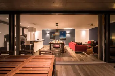 Ein Sitzbereich in der Unterkunft Independance Penthouse