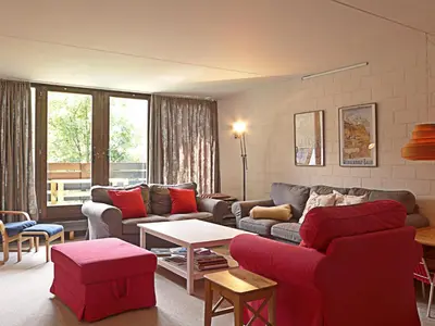 Ein Sitzbereich in der Unterkunft Apartment Im Gruebi Apt- 10 by Interhome