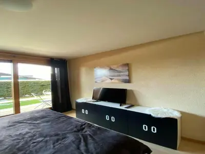 Ein Bett oder Betten in einem Zimmer der Unterkunft Apartment with Garden Daltons 1