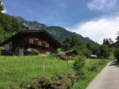 Naturlandschaft in der Nähe des Chalets