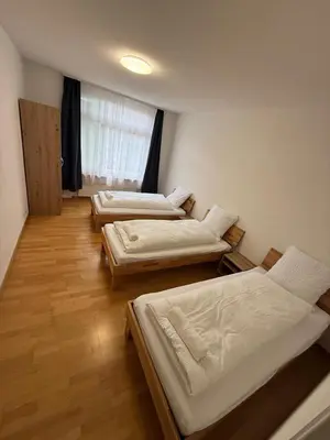 Ein Bett oder Betten in einem Zimmer der Unterkunft Swiss Holidays-City Apartments Interlaken