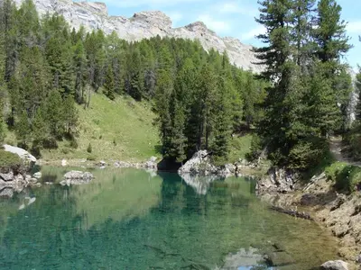 Naturlandschaft in der Nähe des Ferienhauses