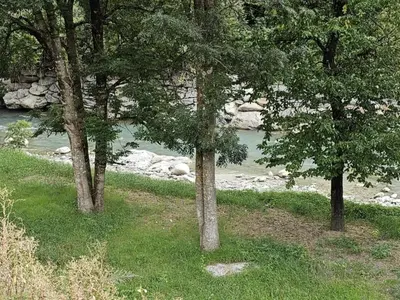 Naturlandschaft in der Nähe des Chalets