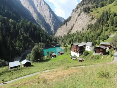 Naturlandschaft in der Nähe des Chalets