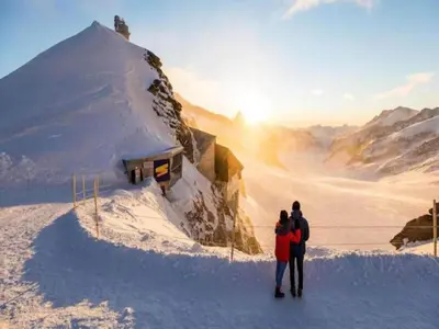 Chalet in Wilderswil with Jungfrau Views im Winter