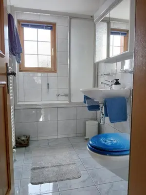 Ein Badezimmer in der Unterkunft Ferienwohnung Paradiso 1