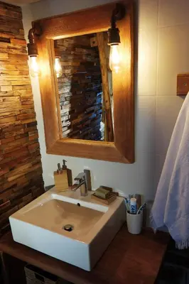Ein Badezimmer in der Unterkunft Meine kleine Ecke