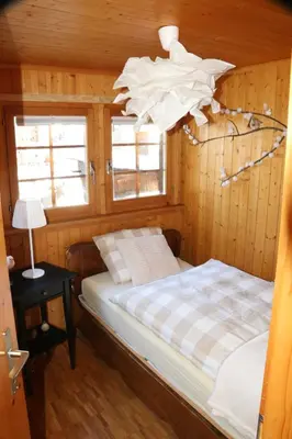 Ein Bett oder Betten in einem Zimmer der Unterkunft Meine kleine Ecke